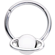 16G 3/8 Outer Space Planet Saturn Hinged Segment Ring