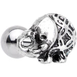 16G 1/4 Join the Circus Elephant Cartilage Tragus Earring