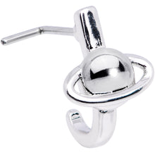 20G Ring of Saturn Faux Hoop L Shaped Nose Ring