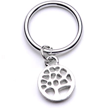 16G 3/8 Tree of Life Dangle Hinged Segment Ring