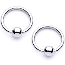 14G 9/16 1/2 White Faux Opal Bunny BCR Barbell Nipple Ring Set