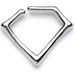 16G 5/16 Rhombus For Royalty Closure Ring