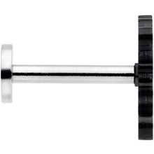 16G 5/16 Black Fantastic Dragon Internally Threaded Labret