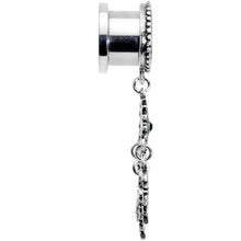 Green Gem Feather Dreamcatcher Screw Fit Tunnel Plug Set