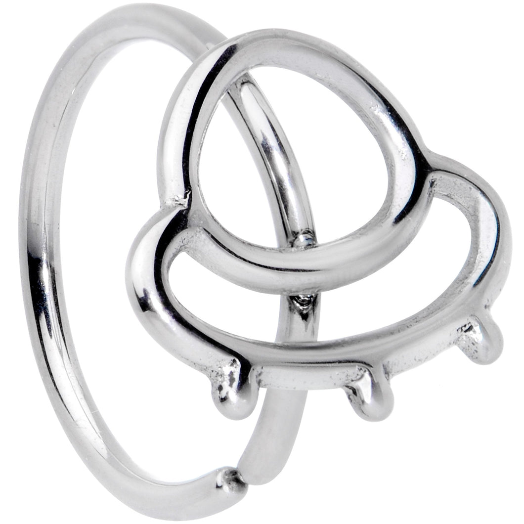 20G 5/16 Alien Spacecraft UFO Seamless Circular Ring