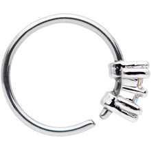 20G 5/16 Aurora Gem Duo Petite Nose Hoop