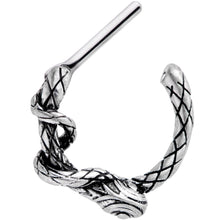 16G 5/16 Slithering Snake Septum Clicker