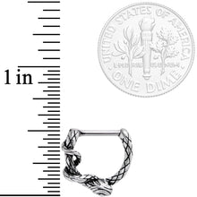 16G 5/16 Slithering Snake Septum Clicker