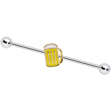 14G St Patricks Day Frosty Beer Mug Barbell Industrial 38mm