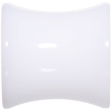 0G White UV Reactive Acrylic Saddle Plug Set