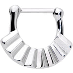 16G 5/16 Graceful Fan Septum Clicker
