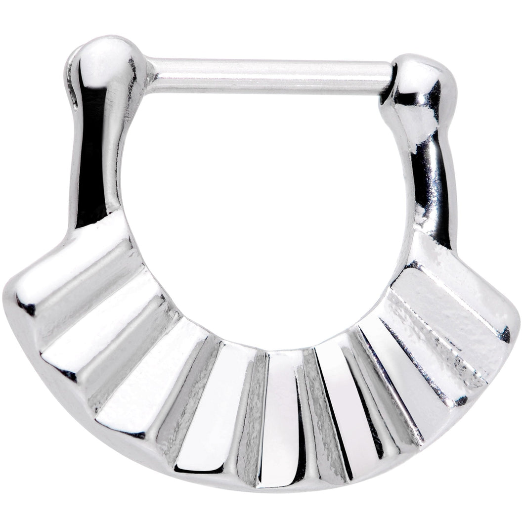 16G 5/16 Graceful Fan Septum Clicker