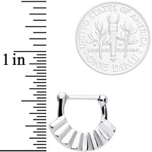 16G 5/16 Graceful Fan Septum Clicker