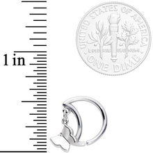 16G 3/8 Crescent Moon Butterfly Dangle Closure Ring