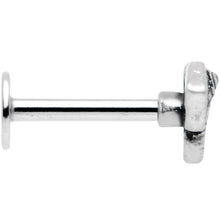 16G 5/16 Clear Gem Regal Elephant Labret Monroe Tragus