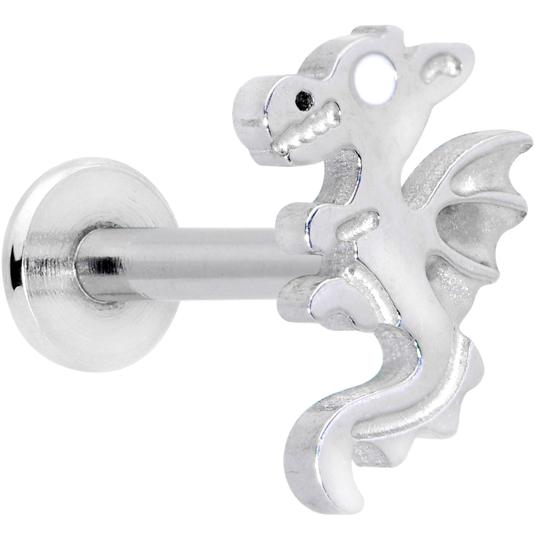 16G 5/16 Fantastic Dragon Internally Threaded Labret Tragus