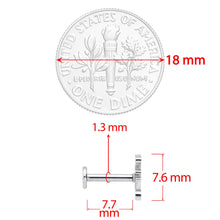 16G 5/16 Fantastic Dragon Internally Threaded Labret Tragus