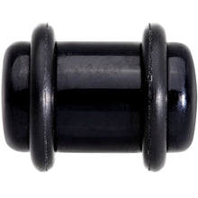 0G Basic Black Acrylic Straight Plug Set