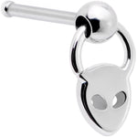 20G 1/4 Open Eyed Alien Dangle Nose Bone