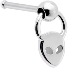 20G 1/4 Open Eyed Alien Dangle Nose Bone