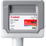 New, Pre-Owned -  PFI-306R Standard-Yield Red Ink Cartridge, 6663B001
