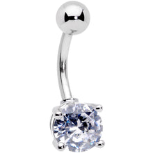 Clear Blue Gem Water Fairy Belly Ring Set of 3