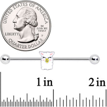 14G Sweet Llama Industrial Barbell 38mm