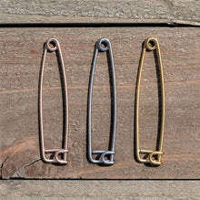16G Punk Rock Safety Pin Industrial Barbell 38mm