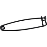 16G Black Punk Rock Safety Pin Industrial Barbell 38mm