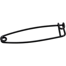 16G Black Punk Rock Safety Pin Industrial Barbell 38mm