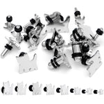Steel Cat Lover Kitty Cat Single Flare Plug Set 14G to 0G
