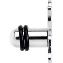 Steel Cat Lover Kitty Cat Single Flare Plug Set 14G to 0G