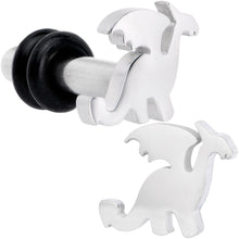 Steel Fantasy Dragon Single Flare Plug Set 14G to 2G