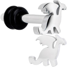 Steel Fantasy Dragon Single Flare Plug Set 14G to 2G