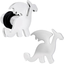 Steel Fantasy Dragon Single Flare Plug Set 14G to 2G