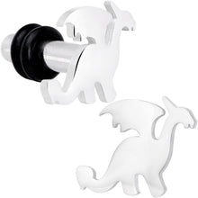 Steel Fantasy Dragon Single Flare Plug Set 14G to 2G