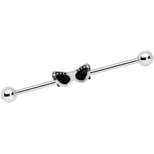 14G Clear Gem 50s Retro Summer Sunglasses Industrial Barbell 38mm