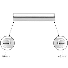 5mm to 6mm Silver Tone Aluminum Body Piercing Ball Removal Tool