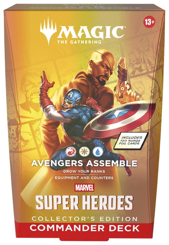 [PRE-ORDER] Magic: The Gathering Marvel Super Heroes Commander Deck Collector's Edition - Avengers Assemble - Ships Jun 19
