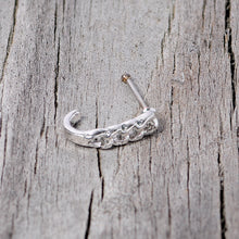 20G 3/8 Steel Chain Link Faux Hoop Nose Bone