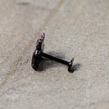16G 5/16 Black Cat Skull Halloween Labret Monore Tragus