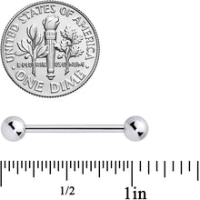14G 3/4 Stainless Steel Extra Long Barbell Tongue Ring