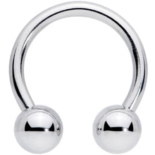 14G 7/16 Classic Steel Horseshoe Circular Barbell