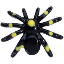 16G 5/16 Black Yellow Spooky Spider Halloween Labret Monroe Tragus