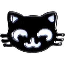 16G 1/4 Black Cat Mouse Halloween Cartilage Tragus Earring