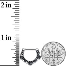 16G 5/16 Textured Arc Septum Clicker