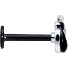 16G 5/16 Black Grim Reaper Halloween Labret Monroe Tragus