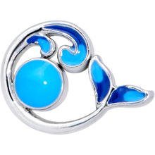 16G 1/4 Whale in the Water Nautical Cartilage Tragus