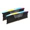 Corsair VENGEANCE RGB 64GB (2x32GB) DDR5-6000 CL30 Desktop Memory Kit AMD EXPO RGB - Gray