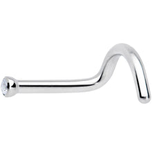 18G Clear 1.5mm Grade 23 Titanium Press Fit Left Side Nose Screw